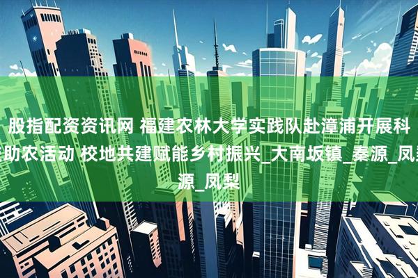 股指配资资讯网 福建农林大学实践队赴漳浦开展科技助农活动 校地共建赋能乡村振兴_大南坂镇_秦源_凤梨